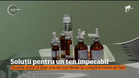 Una dintre trei românce folosesc cremele de faţă. Cum vă puteţi repara tenul