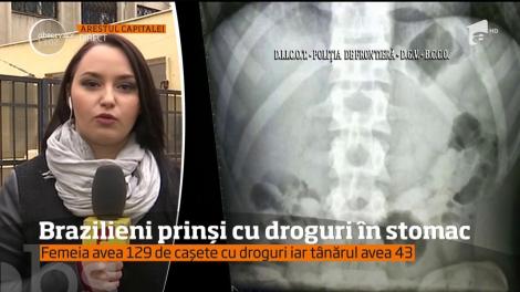 Doi brazilieni au fost reţinuţi pe Aeroportul Henri Coandă cu două kilograme de cocaină la ei