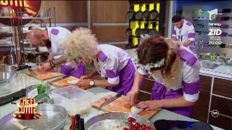 Calamarul i-a dat bătăi de cap lui Angie! "Nu îmi mai simţeam buricele degetelor". Chef Scărlătescu: „Calamare, calamare, cum să fac să te fac moale”?