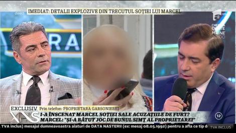 Marcel Toader îşi critică soţia: "Şi-a bătut joc de bunul simţ al proprietarei. Au fost bune prietene"