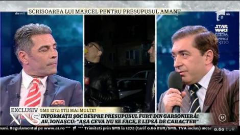 Avocatul Daniel Ionaşcu îl critică pe Marcel Toader: "De ce trebuie să purtaţi sacii cu hainele soţiei în public?"