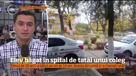 Elev, din Alexandria, băgat în spital de tatăl unui coleg