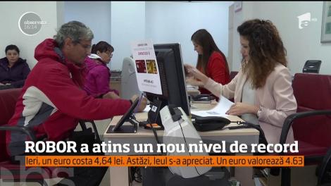 ROBOR a atins un nou nivel de record