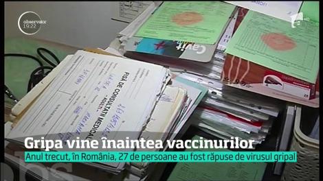 Gripa și virozele ajung în România înaintea vaccinurilor