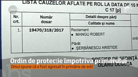 Un bărbat din Gorj a cerut ordin de restricție împotriva primarului din comuna Schela
