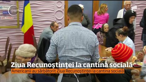 Reprezentanţii Ambasadei Statelor Unite ale Americii au sărbătorit Ziua Recunoştinţei la cantina socială