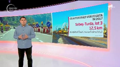 Zero kilometri noi construiţi de autostradă în 2017