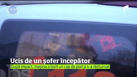 Teribilismul unui tânăr care abia şi-a luat permisul de conducere a făcut o victimă într-o localitate din Bistriţa Năsăud