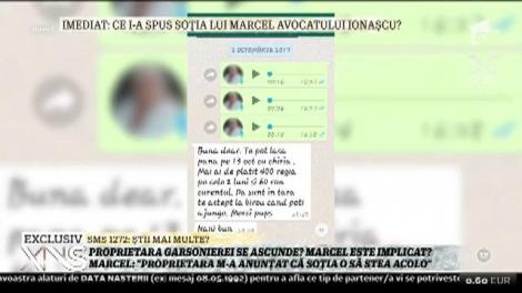 Proprietara garsonierei se ascunde? Marcel Toader este implicat? "Ea m-a anunţat că Maria o să stea acolo"