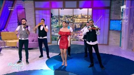 Diana Matei și Taraful Cleante au întreținut atmosfera la „Prietenii de la 11”.  „Cicareli" este piesa de rezistență