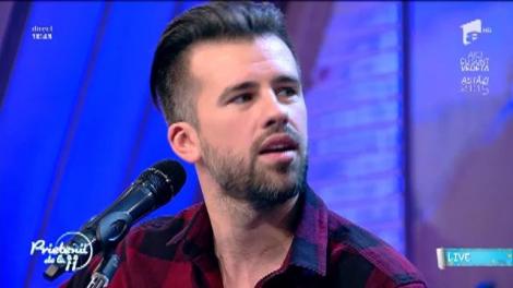 Interpretare de excepție: voce, atitudine, energie. Florin Ristei, Linda și Flavius Teodosiu au cântat live "Shape of you" la „Prietenii de la 11”