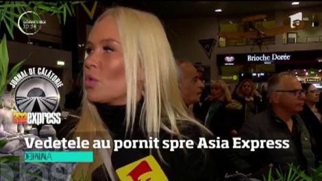 Vedetele au pornit spre Asia Express