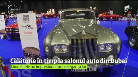 Salonul auto din Dubai prezintă cele mai noi vehicule din toată lumea, mai ales din categoriile cele mai scumpe
