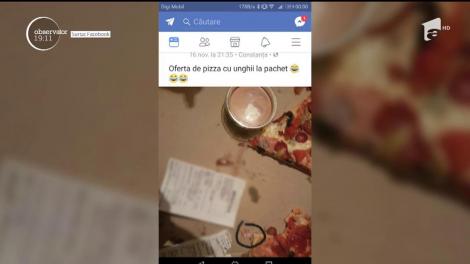 Le-au stat unghiile-n gât! O familie din Constanţa au găsit două unghii false într-o pizza comandată la domiciliu