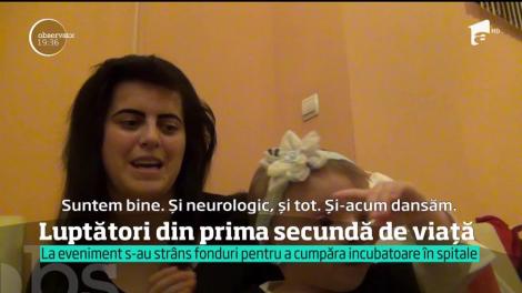 Luptători din prima secundă de viață. La eveniment s-au strâns fonduri pentru a cumpăra incubatoare în spitale