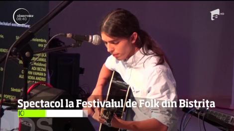 Spectacol la ediția cu numărul 16 a Festivalului concurs Bistrița Folk