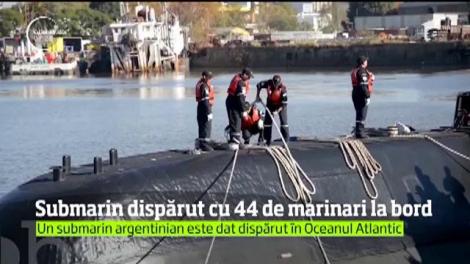 Un submarin cu 44 de militari la bord, dat dispărut în Oceanul Atlantic