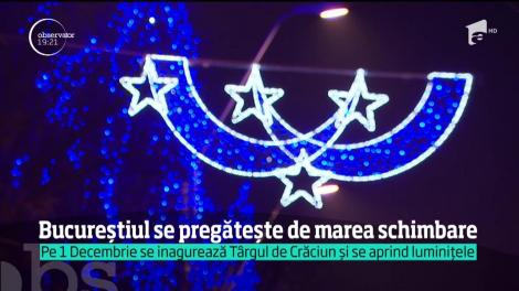 Capitala se pregăteşte de sărbătorile de iarnă