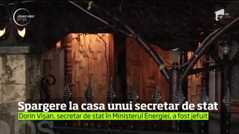 Secretarul de stat din Ministerul Energiei, Dorin Vişan, prădat de hoţi