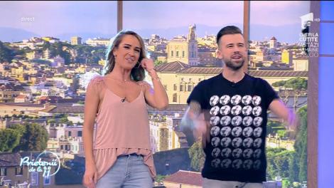 Sună primejdios! Ramona, costumaţie sexy la "Prietenii de la 11"! Florin Ristei își dă palme