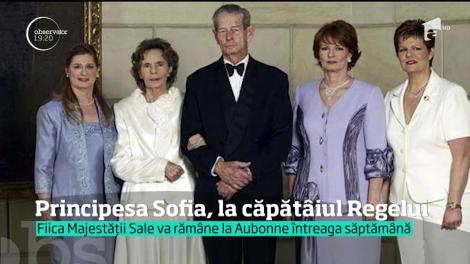 Principesa Sofia, la căpătâiul Regelui Mihai