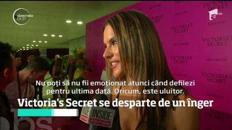 Victoria's Secret se desparte de un înger! Alessandra Ambrosio a defilat pentru ultima dată