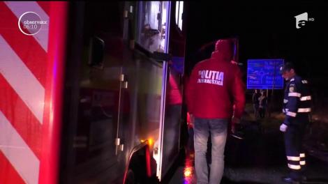 Un biciclist a fost spulberat de un taximetru la ieşire din Braşov spre Sighişoara!