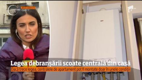 Legea care interzice debranşarea de la sistemul centralizat de încălzire este discutată de deputaţii din Comisia de Industrii!