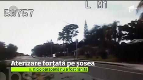 Aterizare de urgenţă pe o şosea din Florida