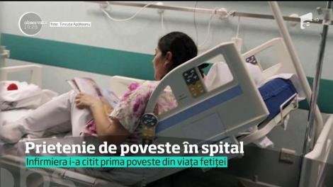 Imaginea cu infirmiera care citea poveşti unei fetiţe bolnave a impresionat. A stârnit un val uriaş de simpatie