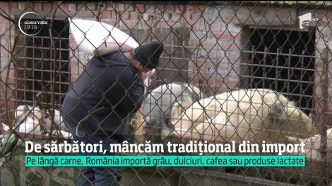 De sărbători, românii mănâncă tradițional din import