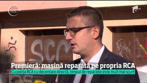 Premieră: mașină reparată pe propria RCA! Pentru opțiunea "decontare directă", șoferii plătesc un cost suplimentar