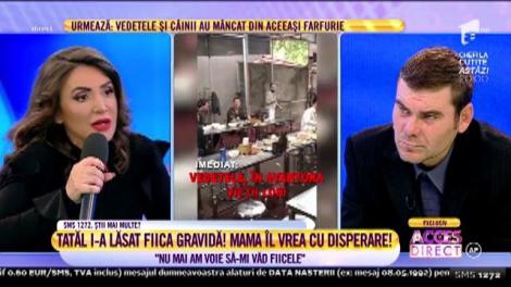 Virgil i-a lăsat fiica însărcinată, dar ea tot îl vrea înapoi! Bărbatul se află la răscruce de drumuri!