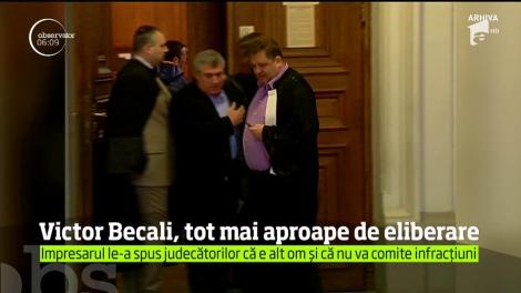 Impresarul Victor Becali e doar la un pas de a fi un om liber