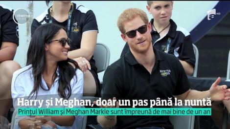 Harry și Meghan, doar un pas până la nuntă. Prințul și actrița sunt împreună de mai bine de un an