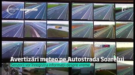 La un an de la carambolul în care au murit 4 oameni, autorităţile au montat mai multe staţii meteo pe Autostrada Soarelui