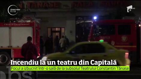 A fost alertă de incendiu şi panică la Teatrul Constantin Tănase din Capitală!