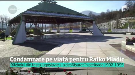 Condamnare pe viață pentru Ratko Mladic. Avocații au anunțat că vor face apel