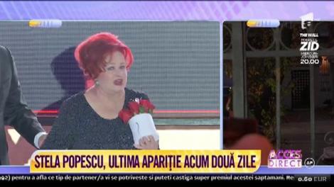 Ultimele imagini cu actrița Stela Popescu! Cum arăta marea doamnă a revistei românești cu câteva zile înainte de moarte