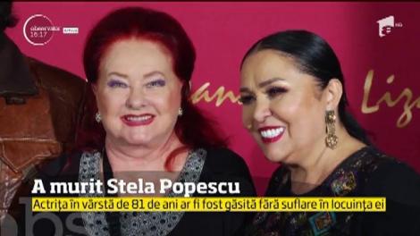 S-a aflat cauza decesului actriței Stela Popescu! Echipajul SMURD nu a mai putut face nimic pentru a o salva
