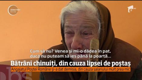 Bătrâni,din satele hunedorene, chinuiți din cauza lipsei de poștaș
