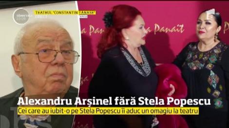 Alexandru Arşinel, în lacrimi după decesul Stelei Popescu: "Stela era o mare mincinoasă, ea nu spune niciodată că o doare ceva"