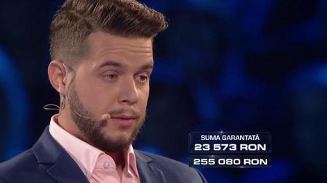 Cosmin a decis să rupă contractul! Cei doi concurenți pleacă acasă cu suma de 255.080 RON