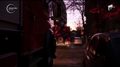 Clipe de panică la Timişoara, după ce o bucată din macaraua de pe şantierul noului corp de clădire al Spitalului de Copii s-a desprins şi a căzut pe o stradă