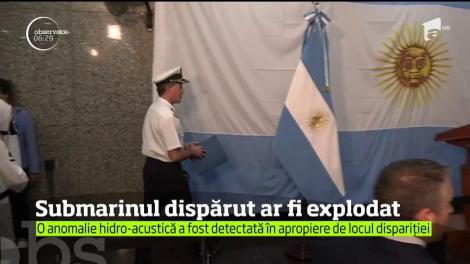 Submarinul dat dispărut în Oceanul Atlantic este posibil să fi explodat
