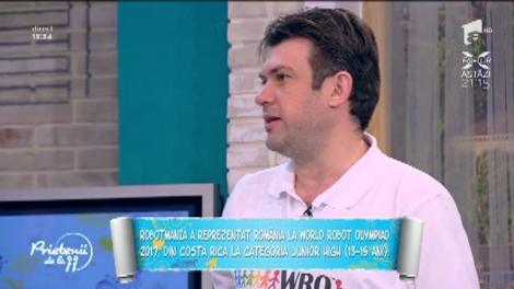 Robotmania, echipa care a reprezentat Rom&acirc;nia la World Robot Olympiad 2017, a venit la "Prietenii de la 11"