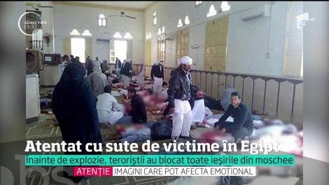 Atentat la o moschee din Egipt. Cel puțin 250 de credincioși au murit