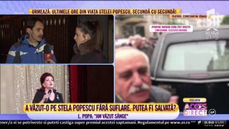Liviu Popa, cel care a văzut-o pe Stela Popescu fără suflare: "De la jumătate în jos era îmbrăcată în haine de casă"