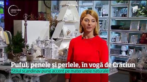 Puful, penele şi perlele: sunt tendinţele pentru decoraţiunile de Crăciun din acest an