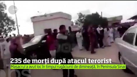 Atentat la o moschee din Egipt. Cel puțin 250 de credincioși au murit